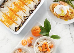 Three high protein meals
