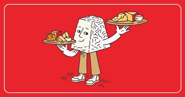 Illustration of cheese