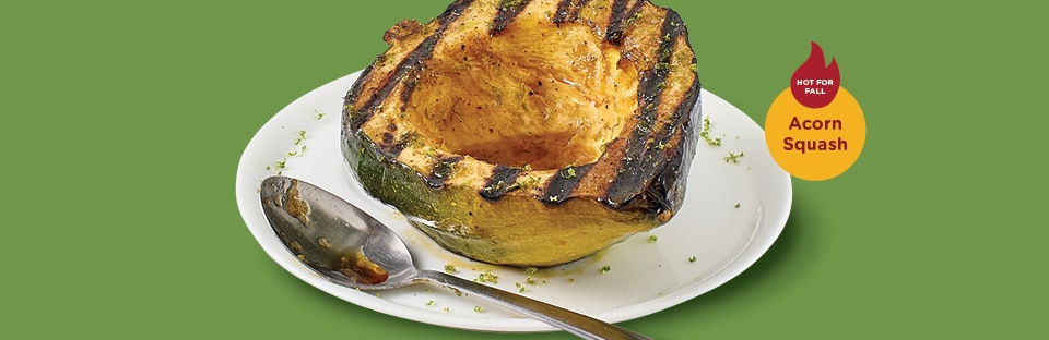 Grilled Acorn Squash with Brown Sugar and Chili