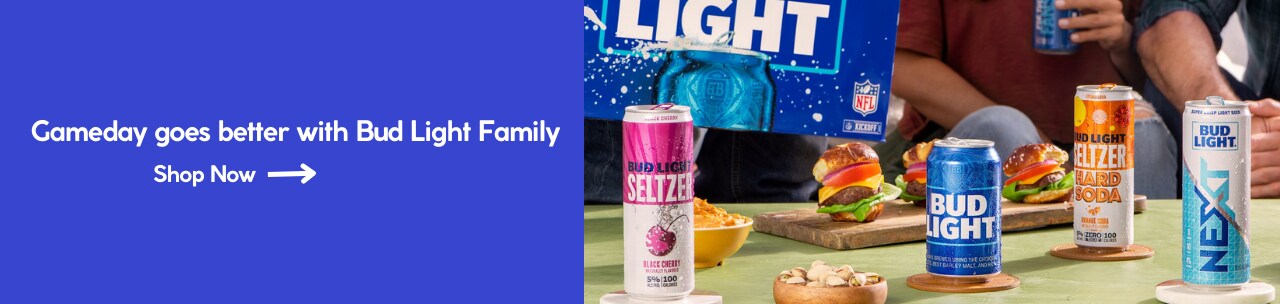 gameday goes better with Budlight Family
