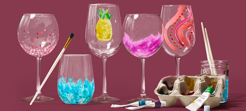 How to paint your glasses hot sale