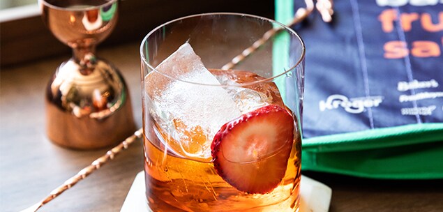 Strawberry Tequila Negroni Hero