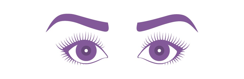 Illustration Showing Round Eyes