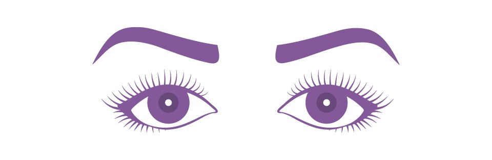 Illustration Showing Downturned Eyes