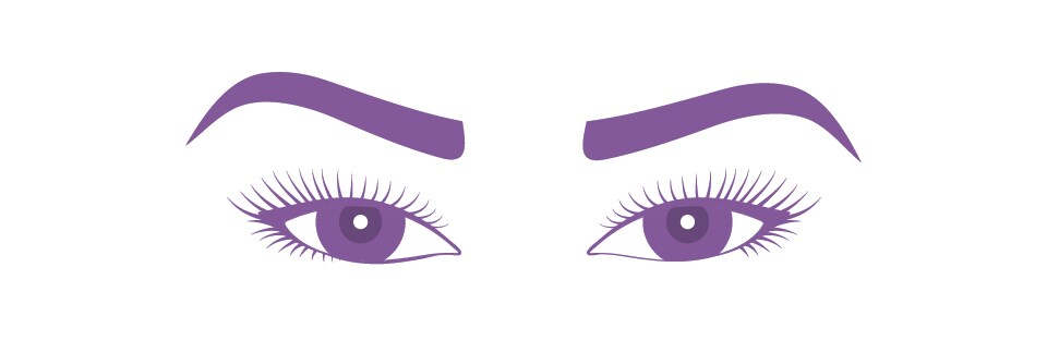Illustration Showing Monolid Eyes