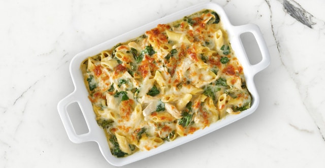 Chicken and Spinach Alfredo Casserole