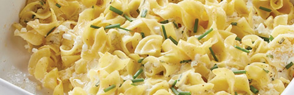 Parmesan Chive Noodle Kugel