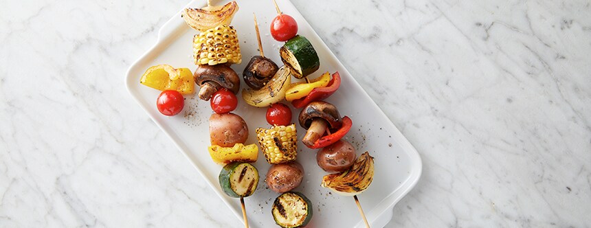 Grilled Vegetable Kabobs