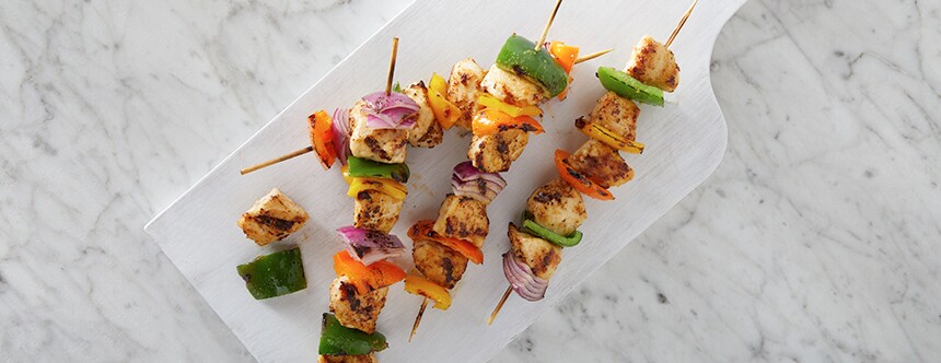 Spicy Mustard Chicken Skewers