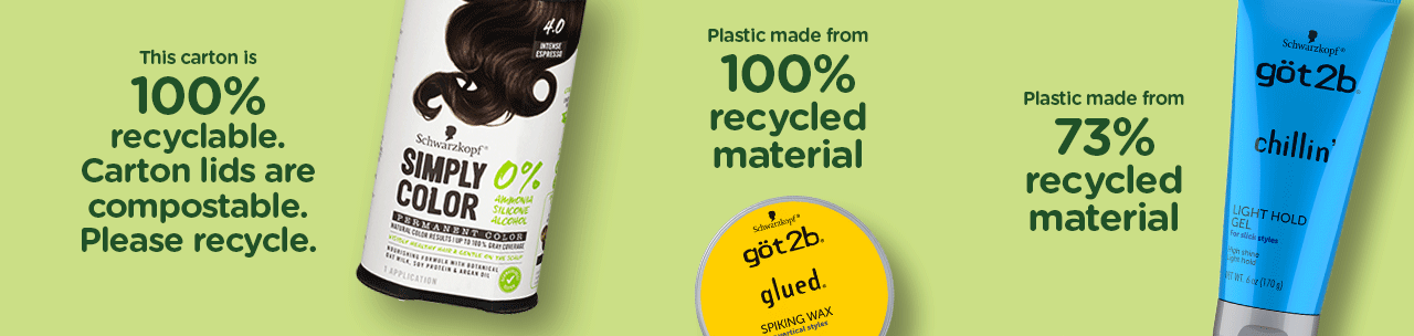 Made with Recyclable Plastic