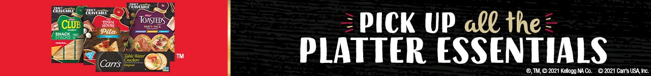 Pickup all the platter essentials Pickup all the platter essentials