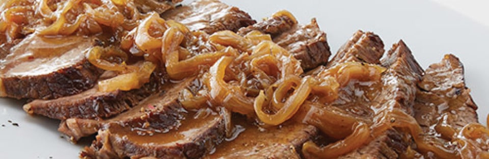 Balsamic and Onion Braised Brisket