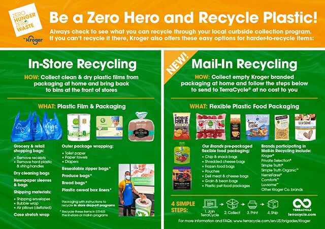 Be a Zero Hero Recycle That Plastic Mariano s