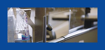 Protective Barriers at Checkout