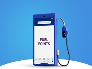 Earn Fuel Points, Grey background