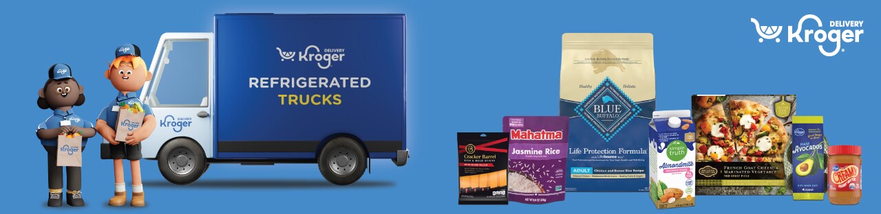 Kroger Delivery Refrigerated Truck with Kroji Characters