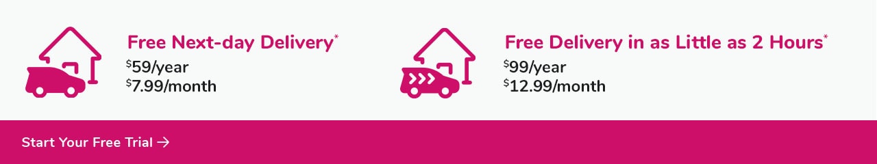 Start Your Free trial and save on delivery with Boost!