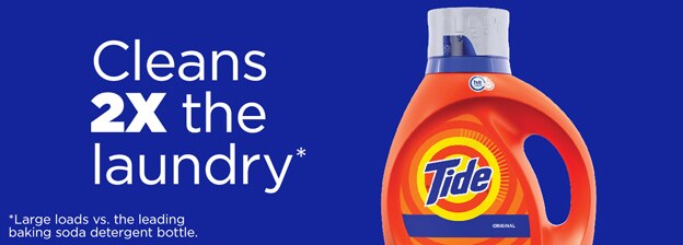 Clean two times the laundry
